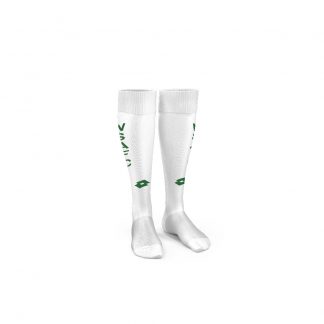 WSAFC SOCKS WHITE/EMERALD SENIOR