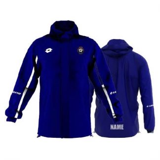 TA OMBRA WIND JACKET ADULTS ROYAL/WHITE WITH NAME